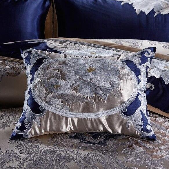 Parure de lit <br> Bleu Royal (Coton Égyptien) Parure de lit <br> Bleu Royal (Coton Égyptien)